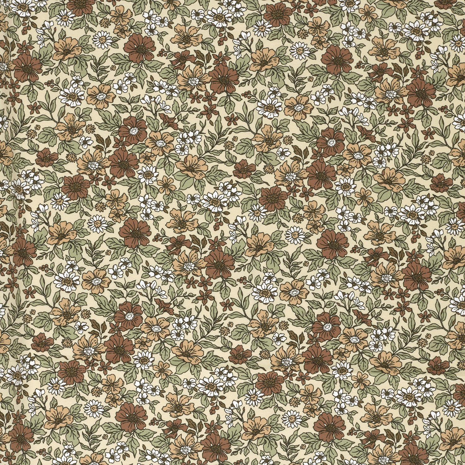 VINTAGE FLOWERS - BEIGE - 3