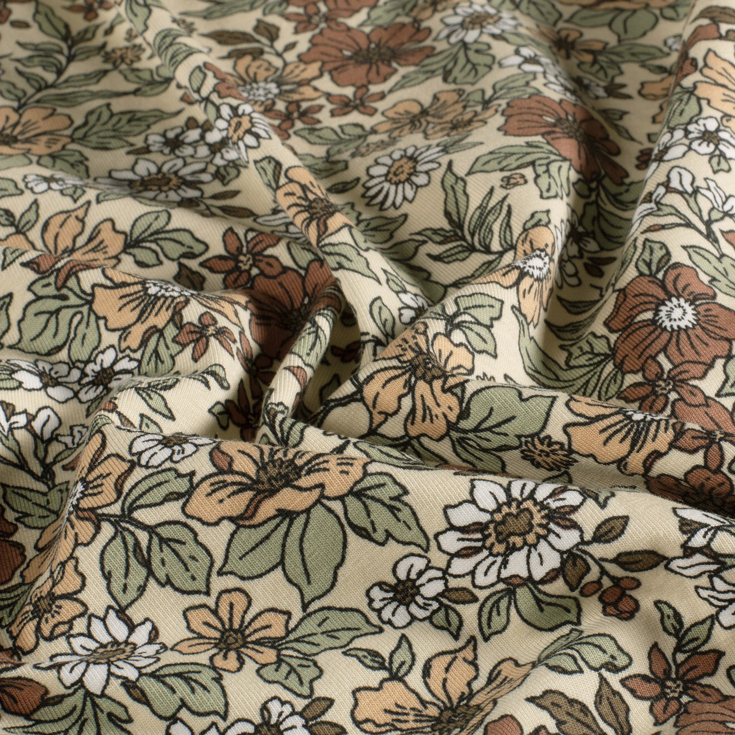 VINTAGE FLOWERS - BEIGE