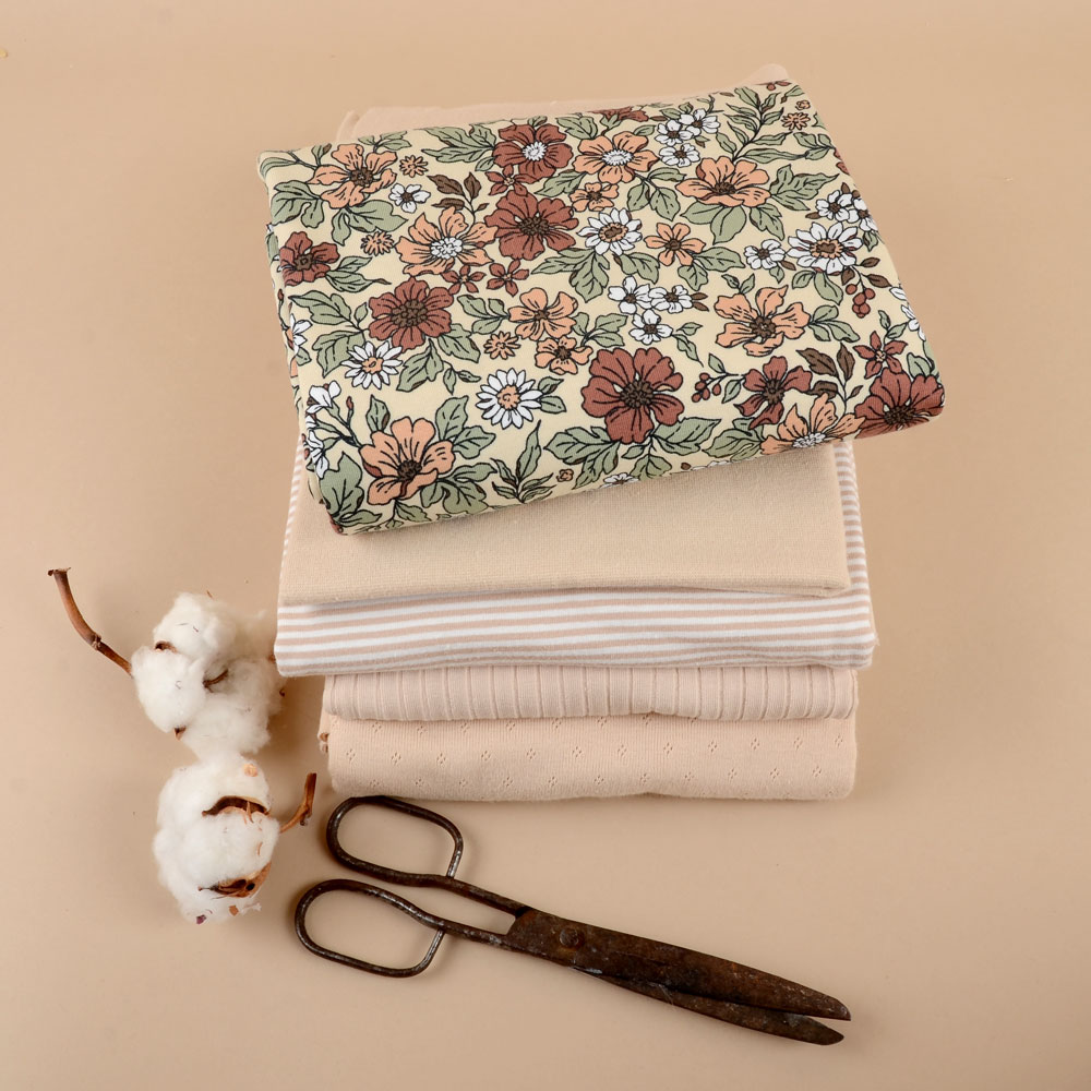 VINTAGE FLOWERS - BEIGE - 8