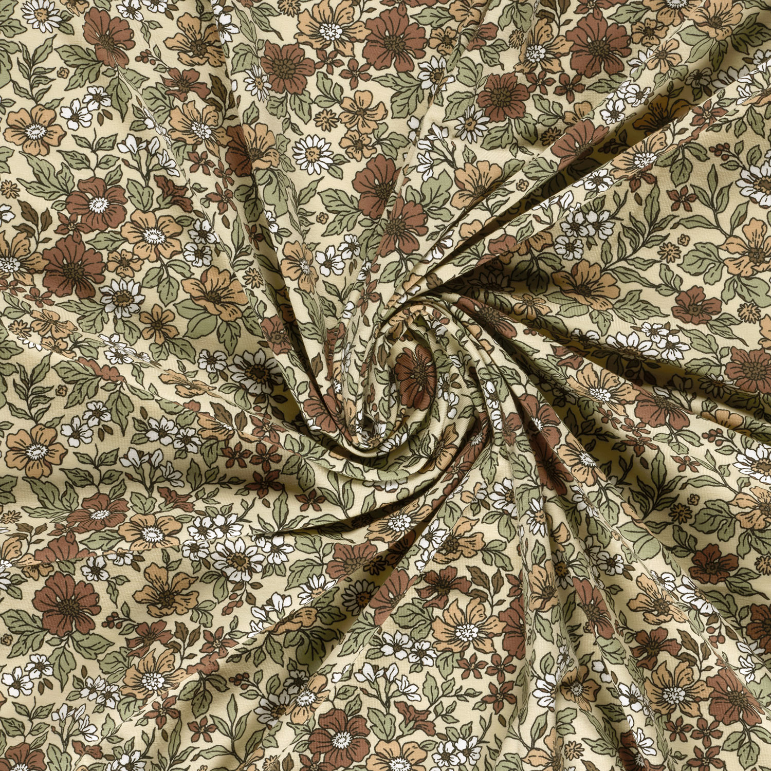 VINTAGE FLOWERS - BEIGE - 4