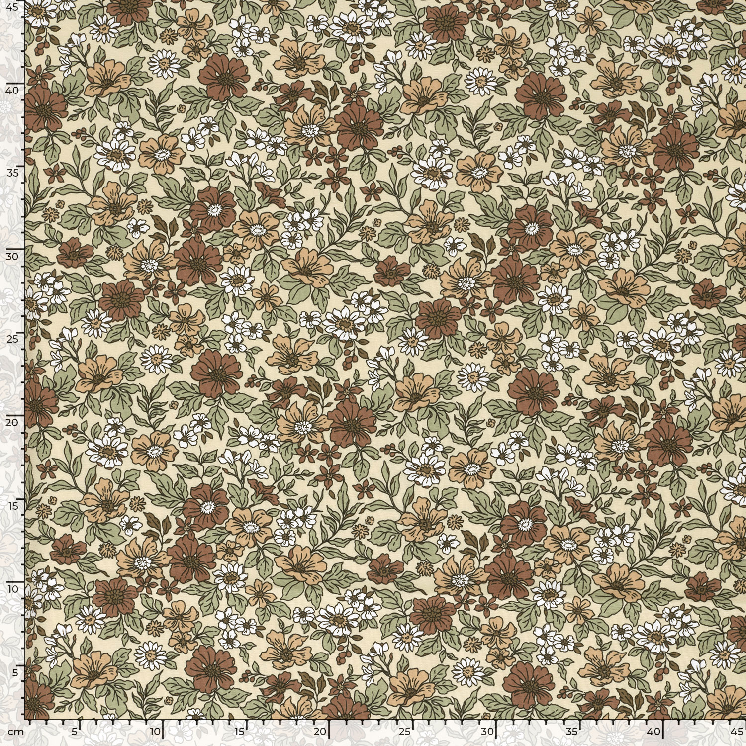 VINTAGE FLOWERS - BEIGE - 6