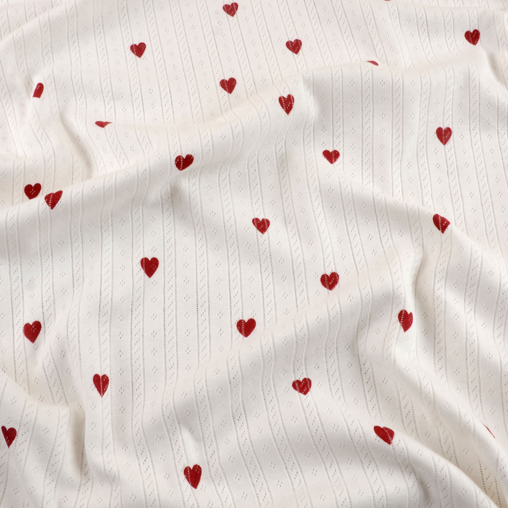HEARTS - POINTELLE JERSEY - 2