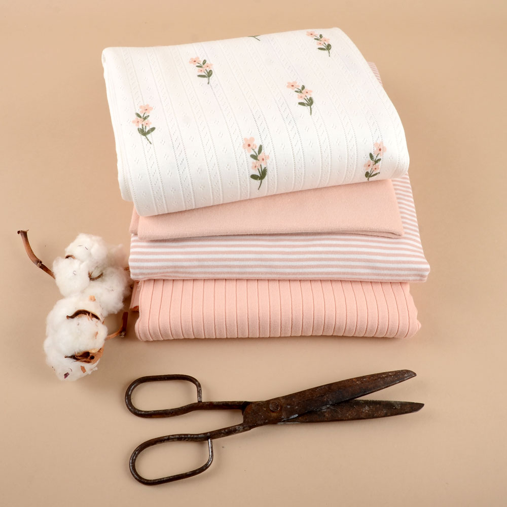 SWEET FLORALS - POINTELLE JERSEY - 7