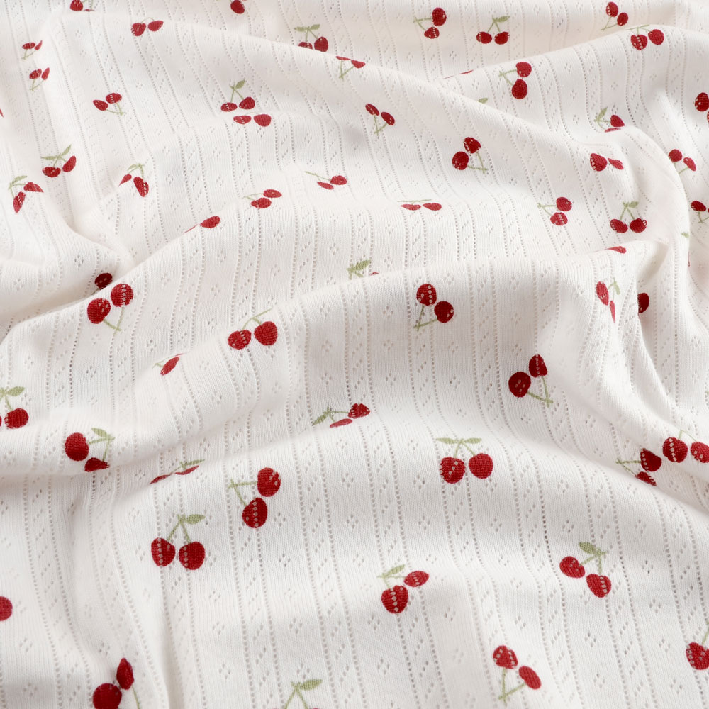 CHERRYS - POINTELLE JERSEY