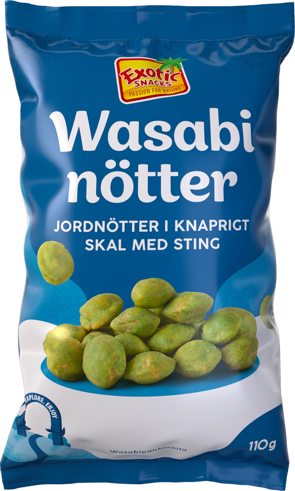 Exotic Snacks Wasabinötter 110g 13st