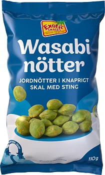 Exotic Snacks Wasabinötter 110g 13st