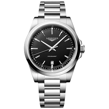 L3.860.4.52.6 Longines Conquest Quartz 2026, svart 41