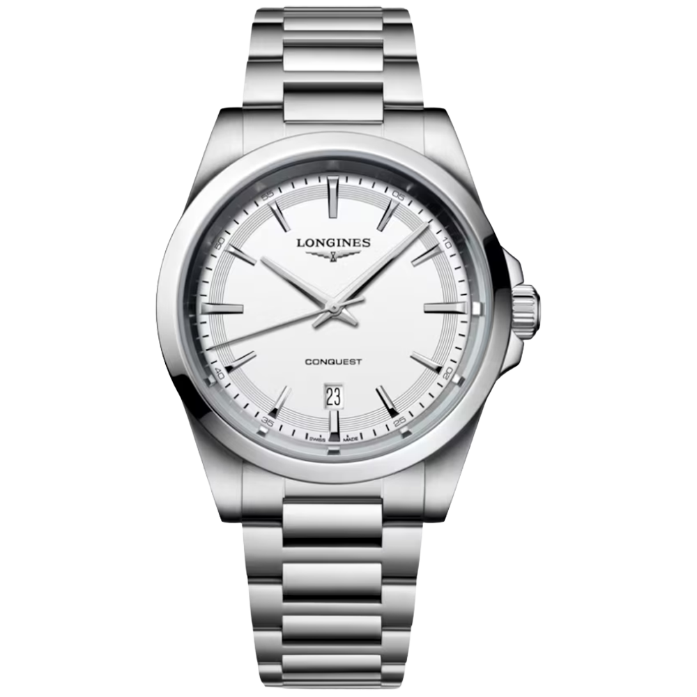 L3.860.4.12.6 Longines Conquest Quartz 2026, silver 41