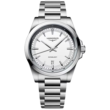 L3.860.4.12.6 Longines Conquest Quartz 2026, silver 41