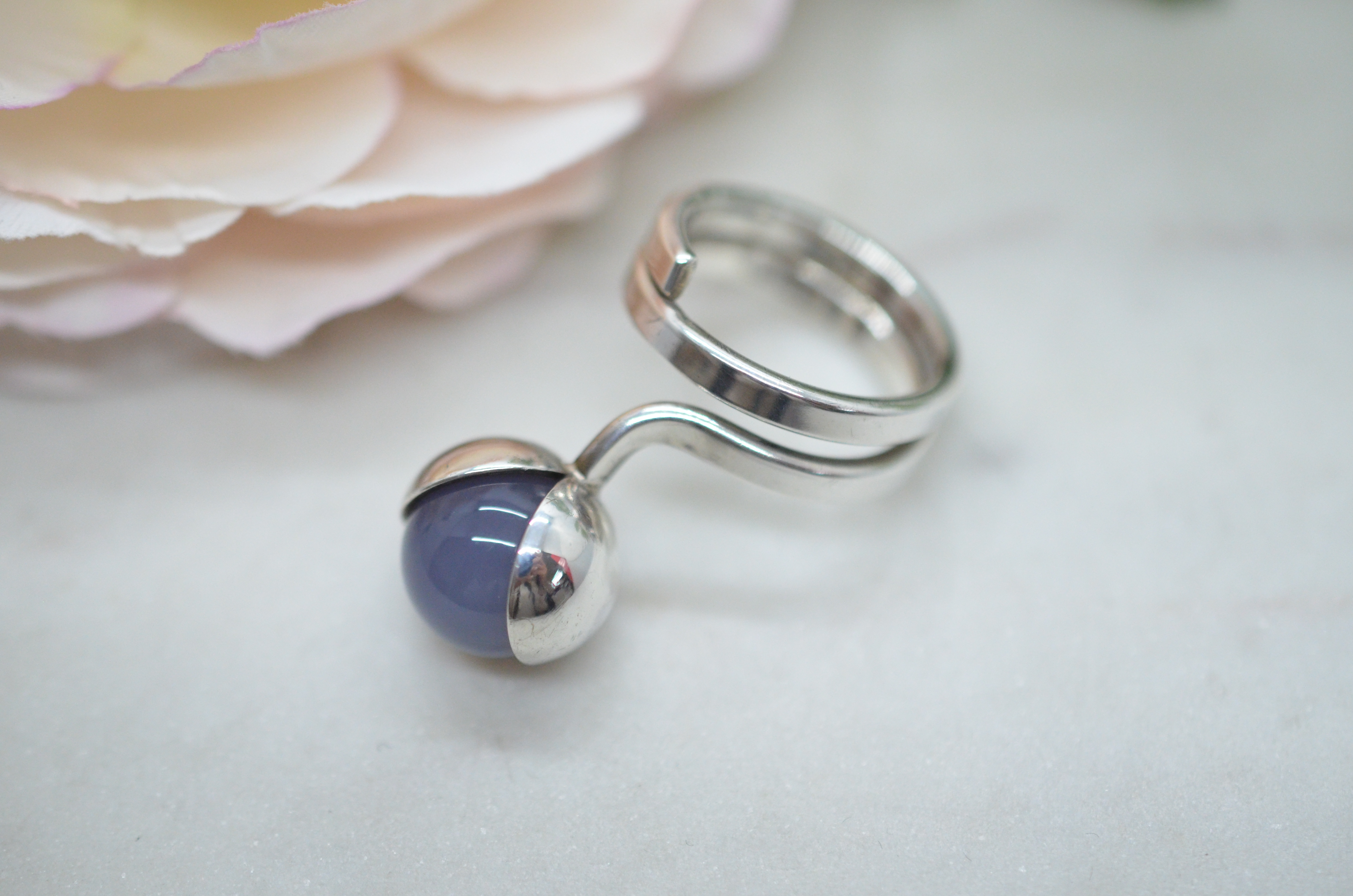Vintage Elis Kaupi silver ring