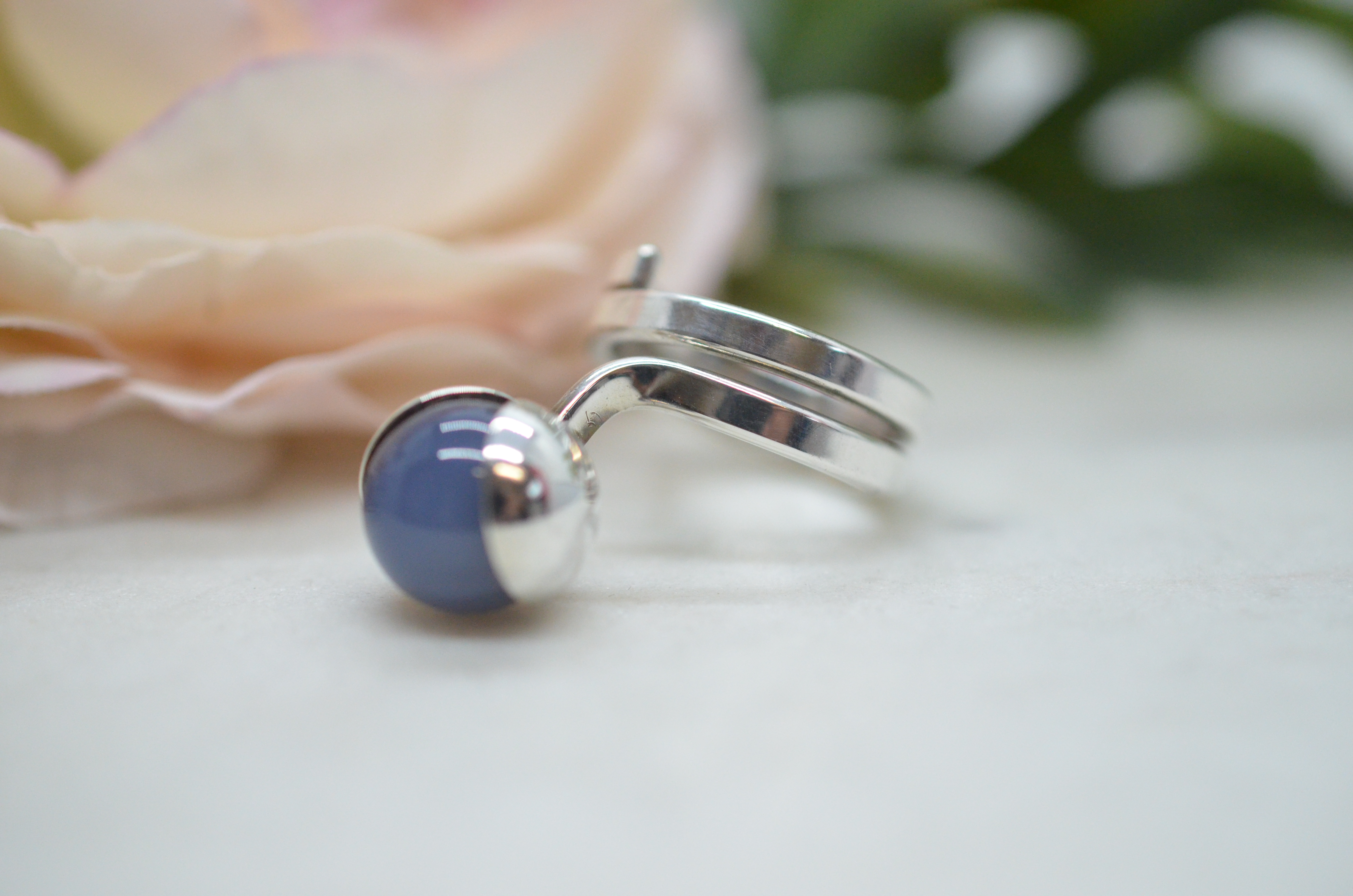 Vintage Elis Kaupi silver ring - 5