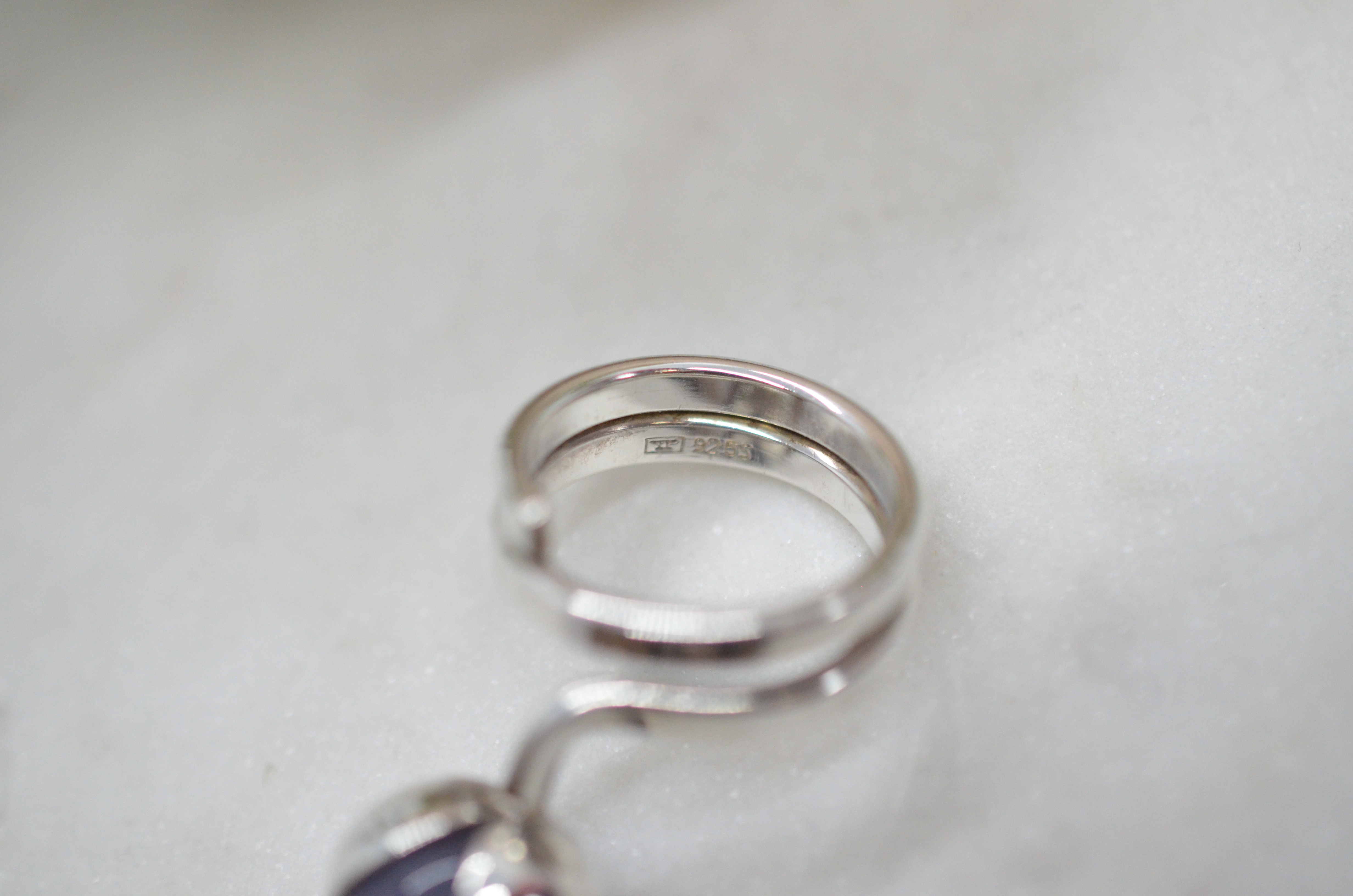 Vintage Elis Kaupi silver ring - 9