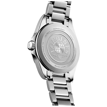 L3.750.4.12.6 Longines Conquest Quartz 2026, silver 38 baksida