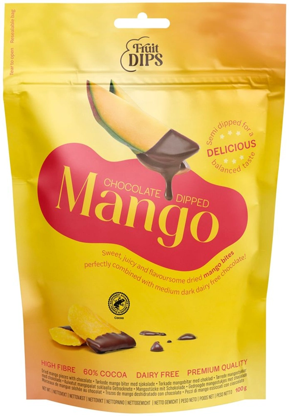 Fruit Dips Mango Chocolate 100g 14st