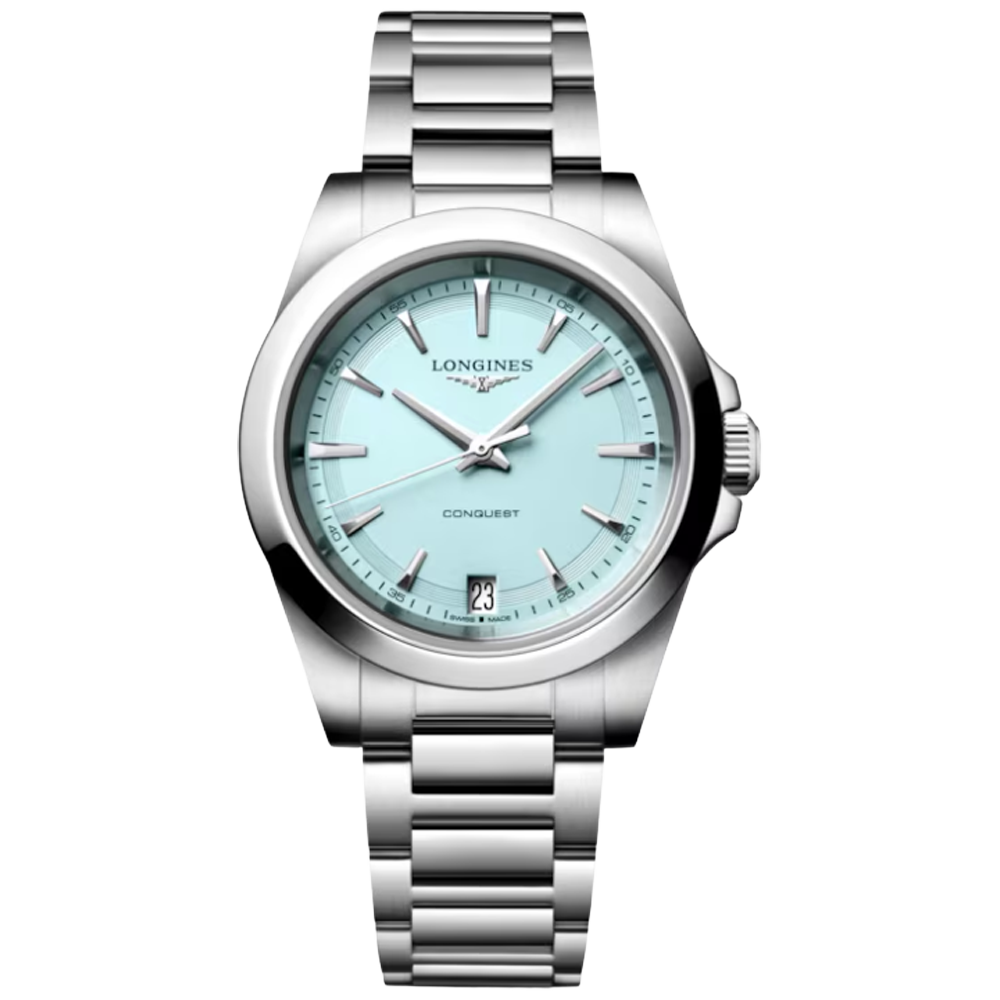 L3.460.4.92.6 Longines Conquest Quartz 2026, mintblå 34