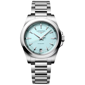 L3.460.4.92.6 Longines Conquest Quartz 2026, mintblå 34