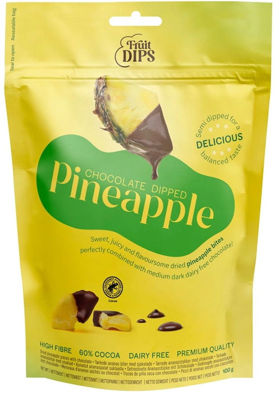 Fruit Dips Pineapple Chocolate 100g 14st