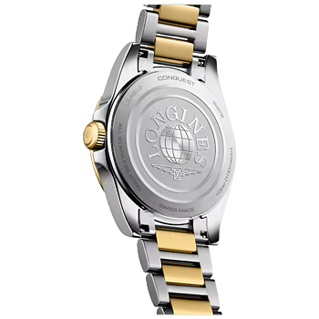 L3.460.3.12.7 Longines Conquest Quartz 2026, silver och guld 34 baksida