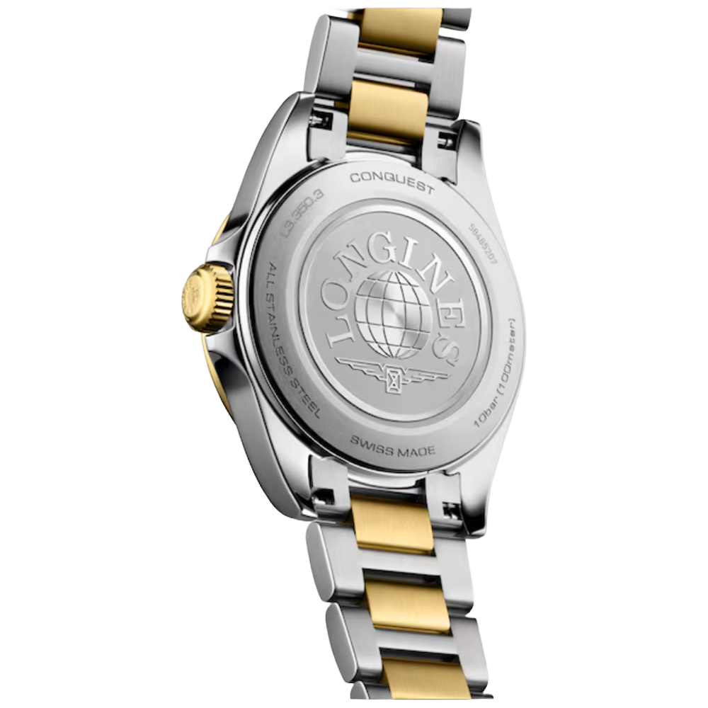 L3.350.3.12.7 Longines Conquest Quartz 2026, stål och  guld 30