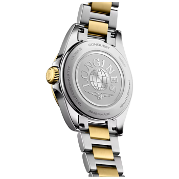 L3.350.3.12.7 Longines Conquest Quartz 2026, stål och  guld 30