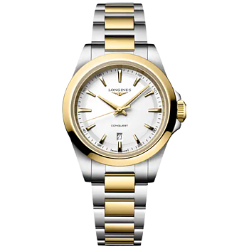 L3.350.3.12.7 Longines Conquest Quartz 2026, stål och  guld 30