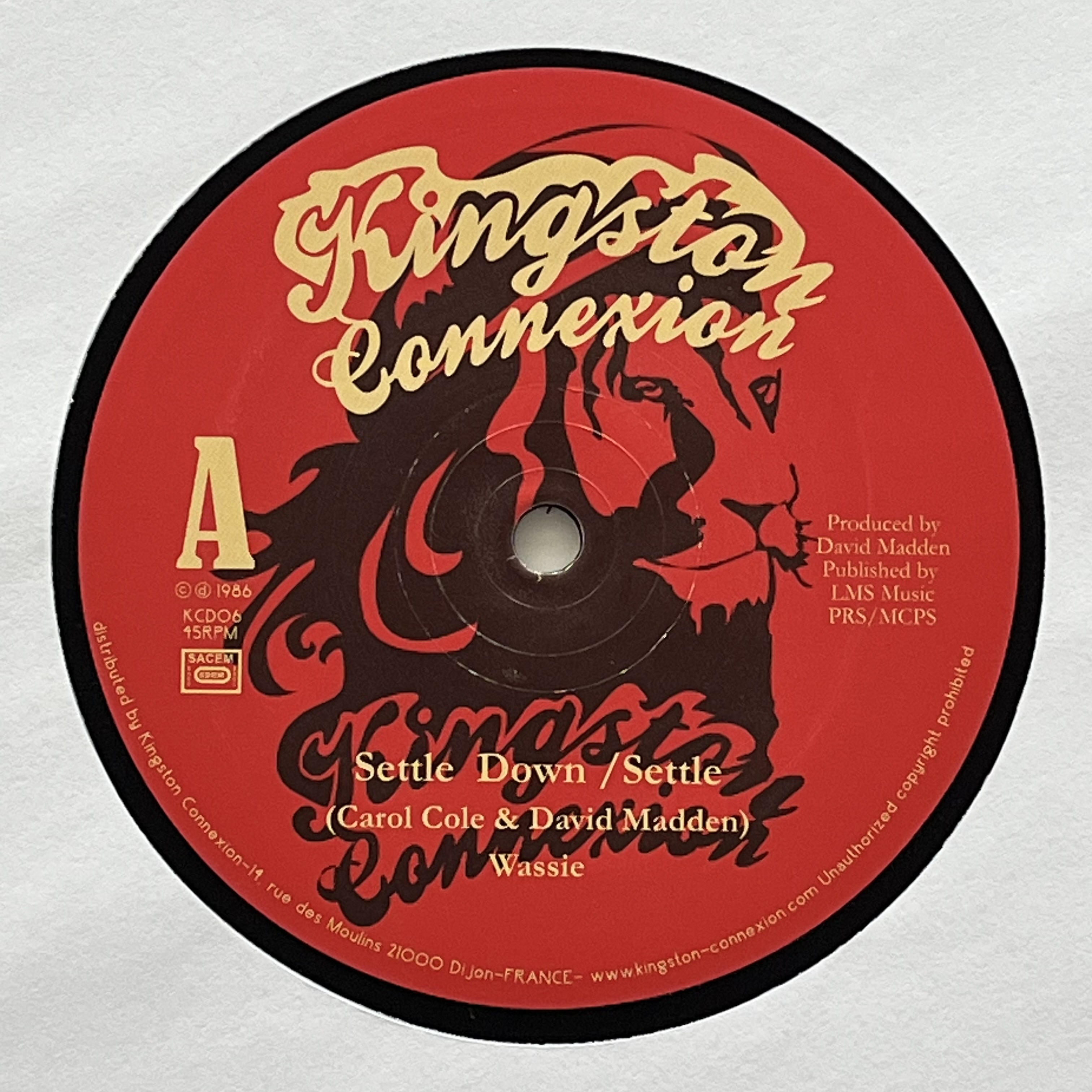 Carol Cole & David Madden/Lee Scratch Perry & Zap Pow – Settle Down/River