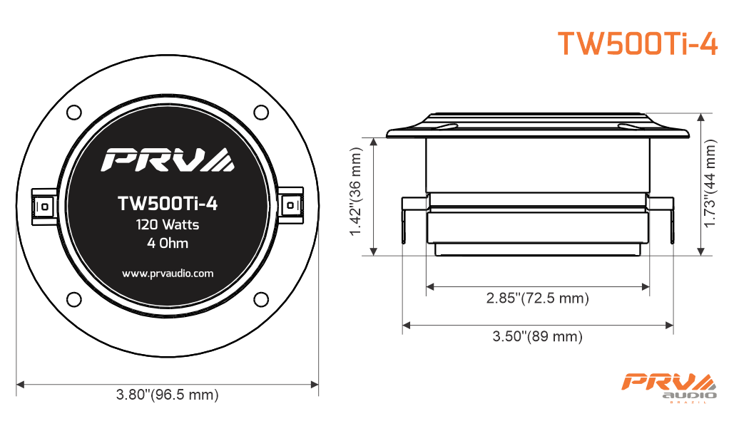 PRV Audio TW500Ti-4 (par) - 9