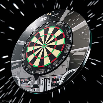 Target Star Wars Millenium Falcon Surround Dartboard Set