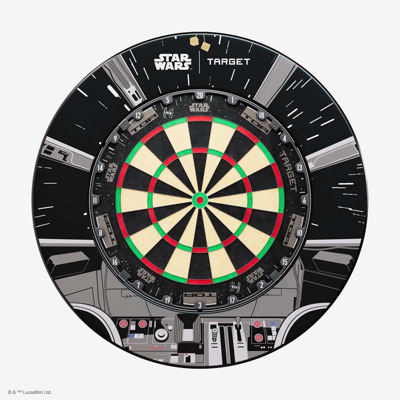Target Star Wars Millenium Falcon Surround Dartboard Set