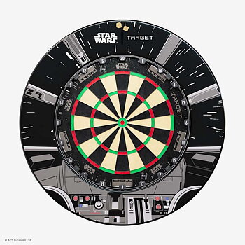 Target Star Wars Millenium Falcon Surround Dartboard Set