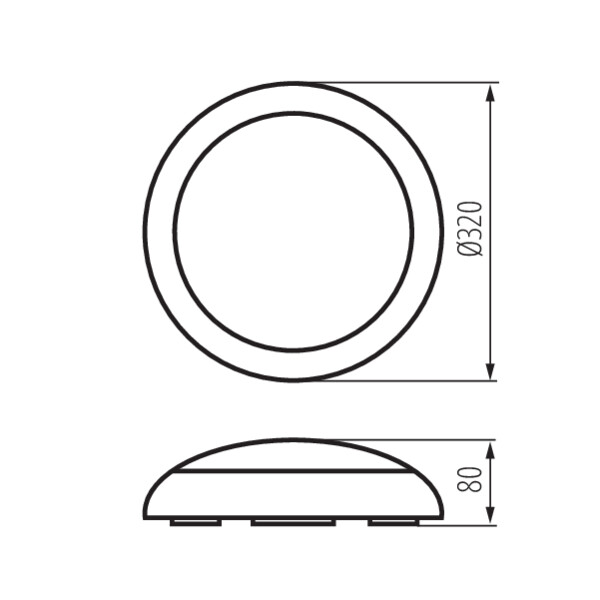 KANLUX Plafond DABA PRO 12W/16W/20W IP65 CCT - 5