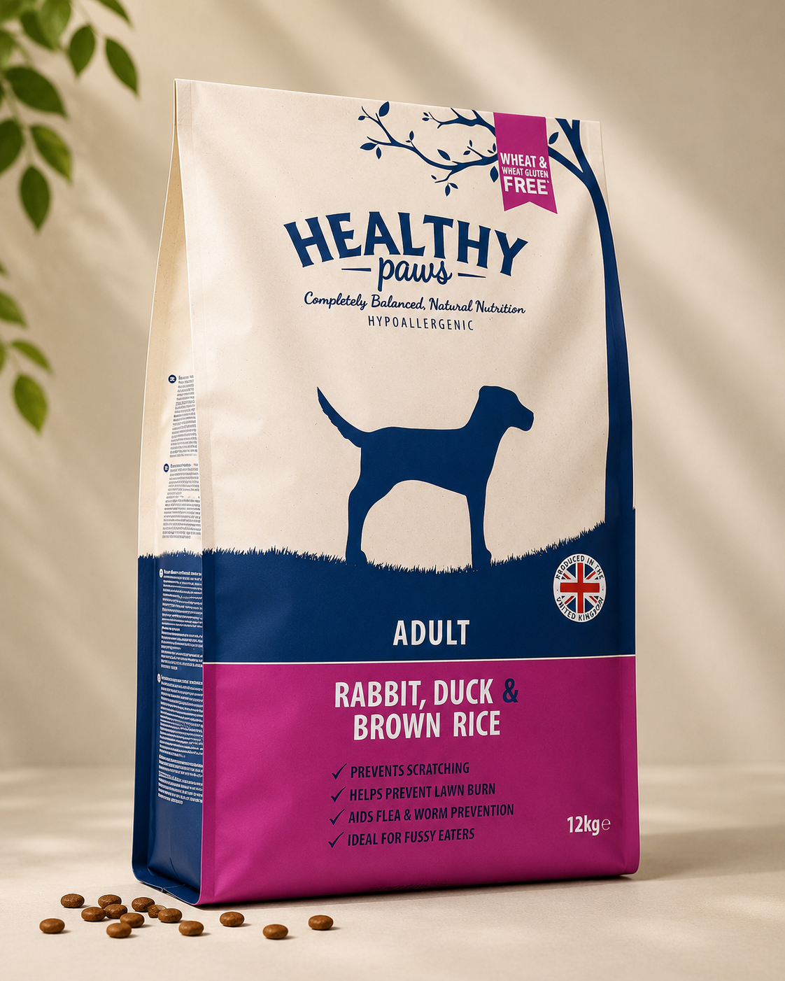 HEALTHY PAWS Kanin, Anka & Fullkornsris  - 4