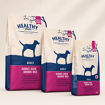HEALTHY PAWS Kanin, Anka & Fullkornsris 