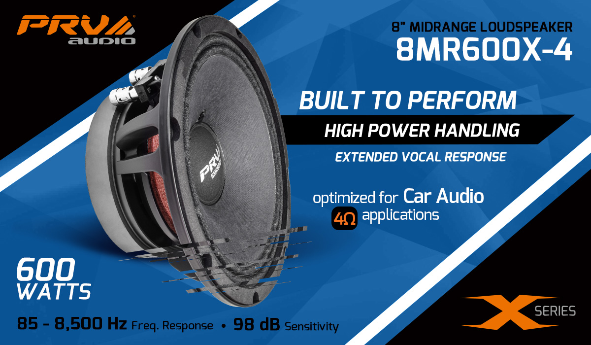 PRV Audio 8MR600X-4 - 8