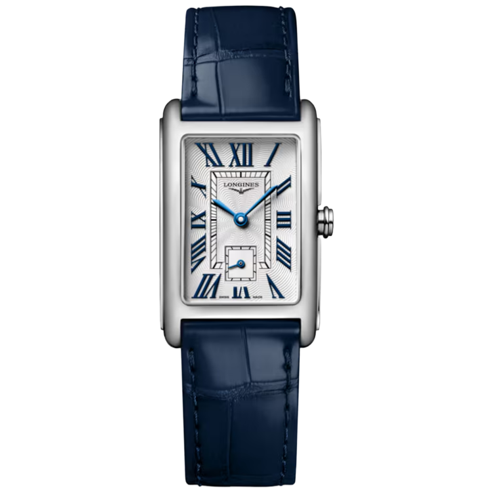 L5.512.4.70.2 Longines DolceVita romerska siffror och blå alligatorband 23,30 X 37,00