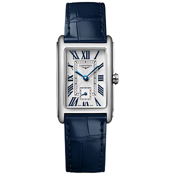 Longines DolceVita romerska siffror och blå alligatorband 23,30 X 37,00