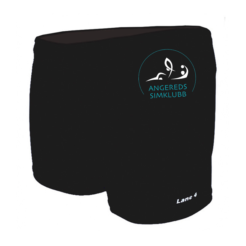 Badehose Klassische Boxer Schwarz