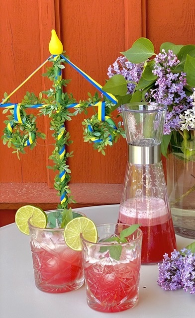 Green Midsummer pole - 38 cm