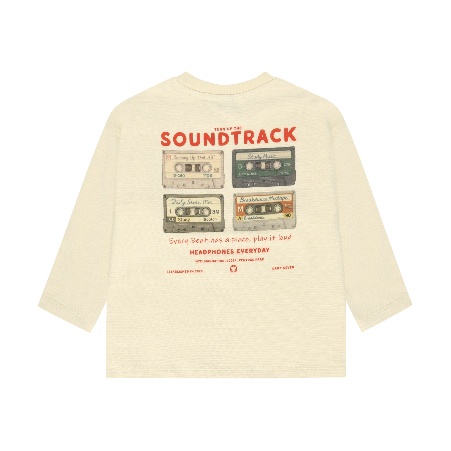 T-shirt Longsleeve Backprint Sandshell - 2