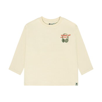 T-shirt Longsleeve Backprint Sandshell