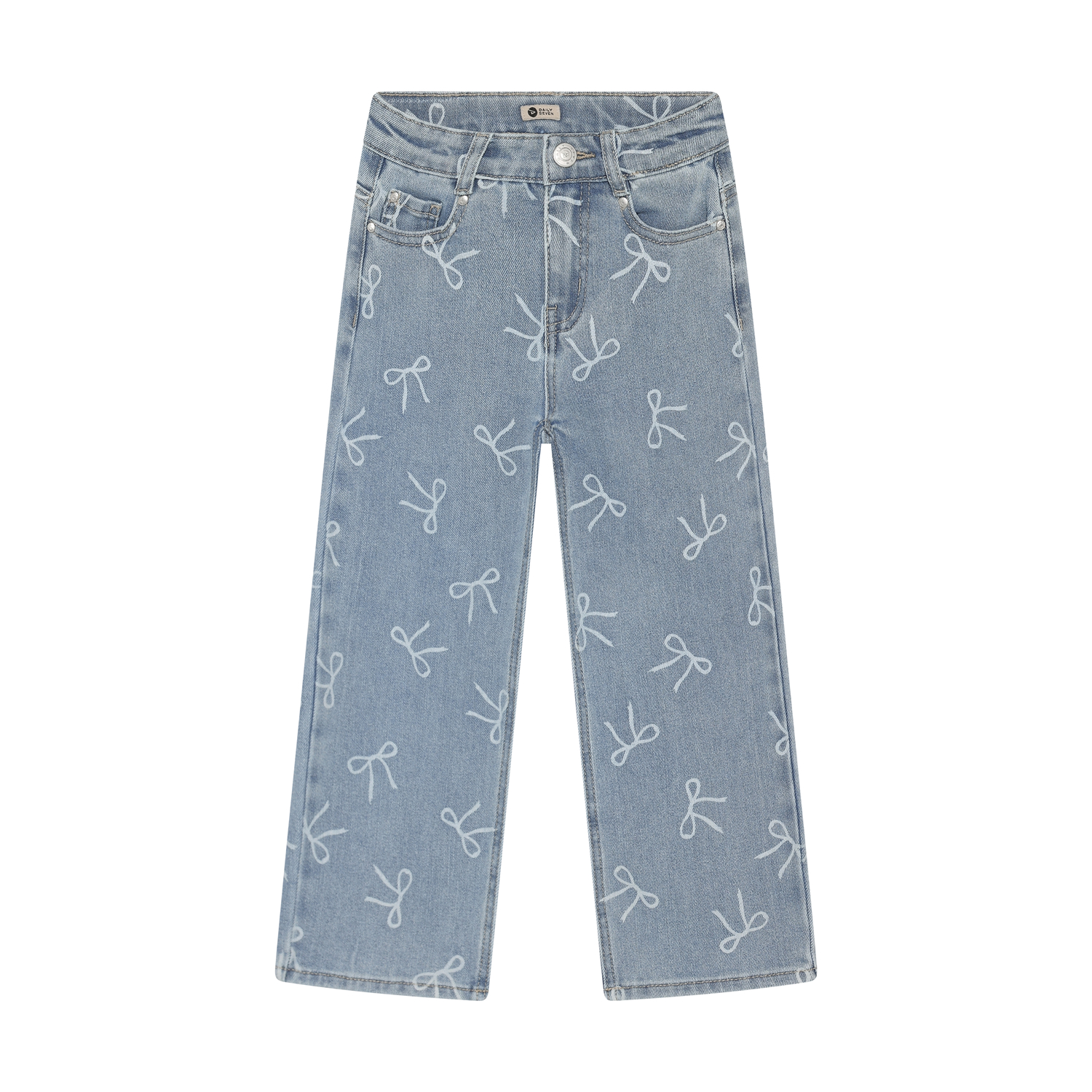 Denim Wide Fit Bow Denim