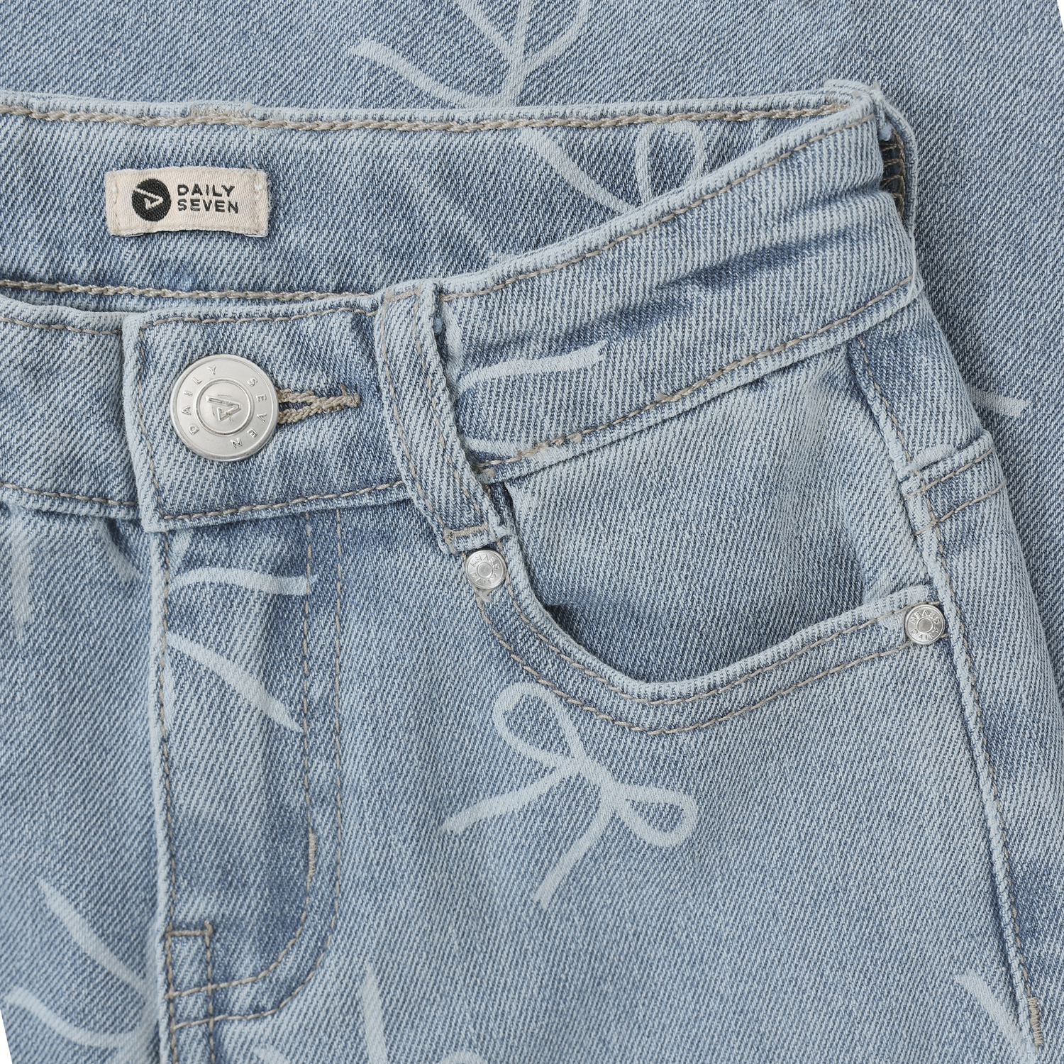 Denim Wide Fit Bow Denim - 3