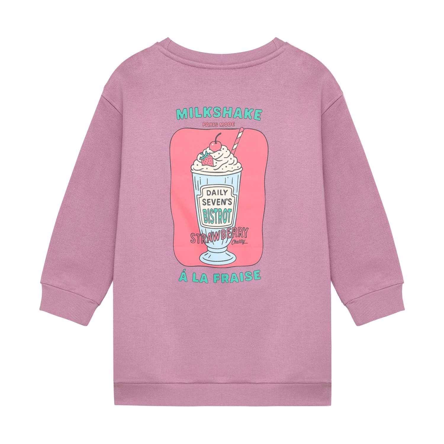 Sweat Dress Longsleeve Print Valerian - 2