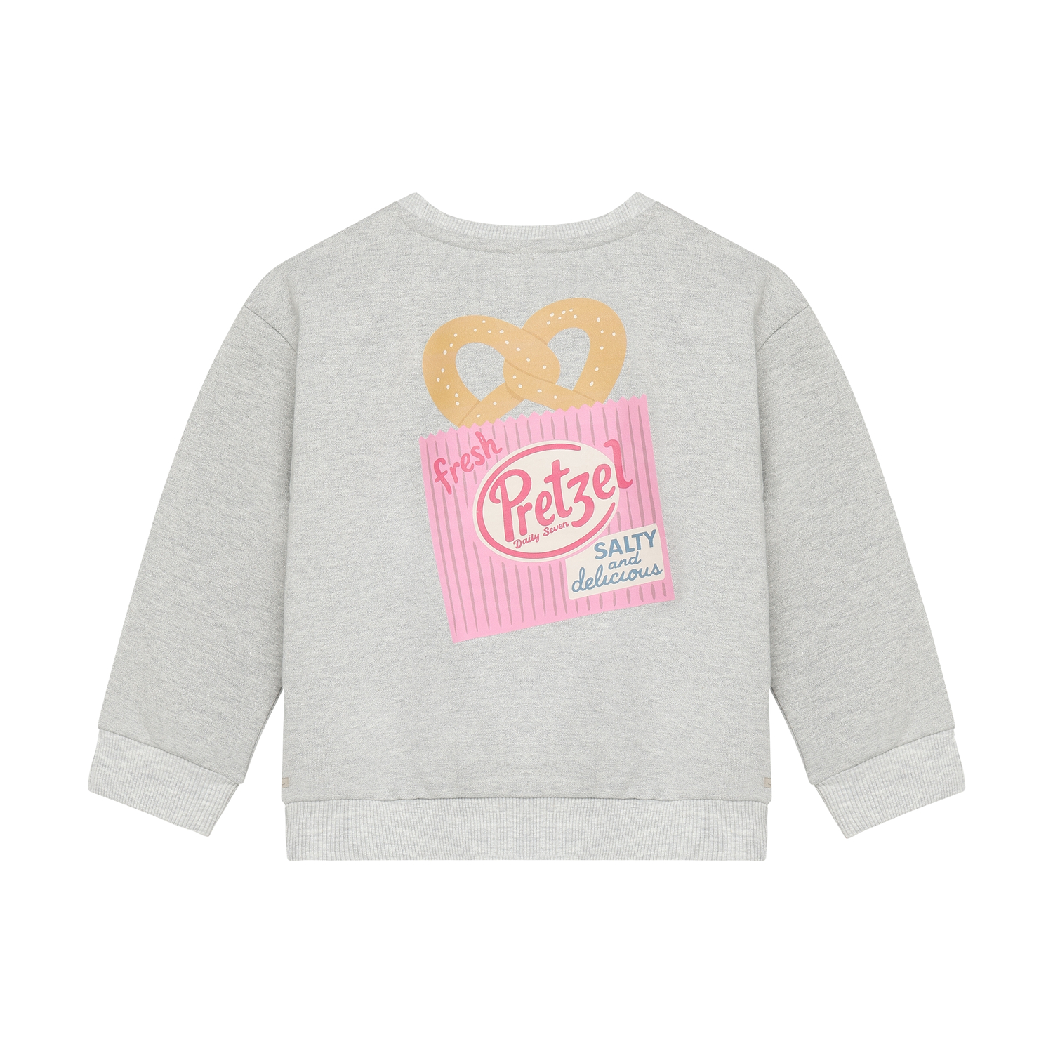 Sweater Backprint Light Grey Melange - 2