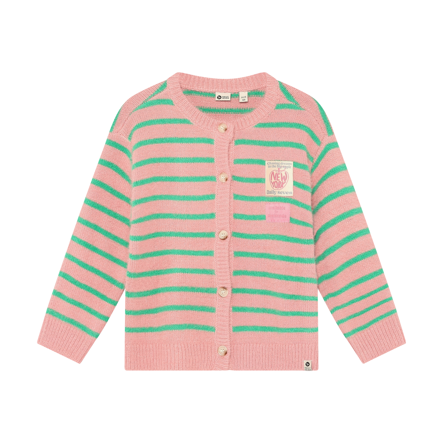 Knitwear Striped Cargdigan Lilas