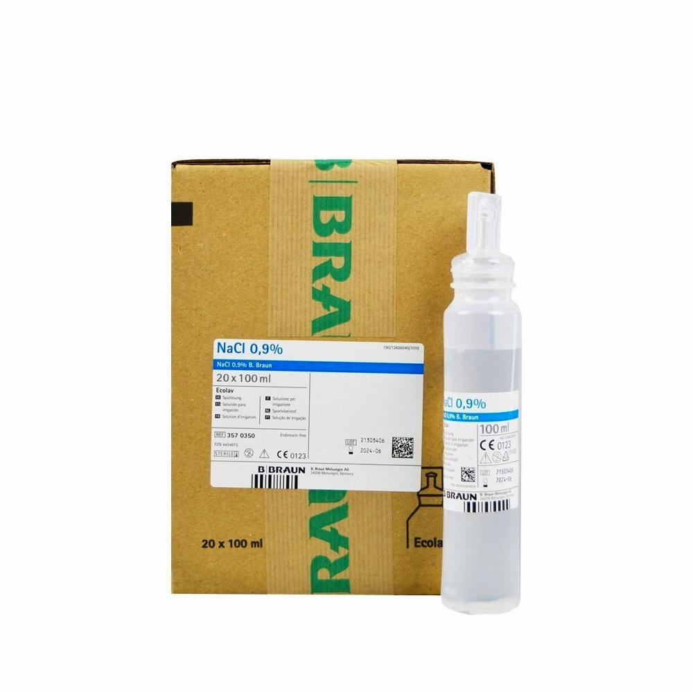 Natriumklorid Nacl 0,9%,  20x100ml