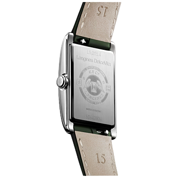 Longines DolceVita romerska siffror och grönt alligatorband 20,80 X 32,00 baksida