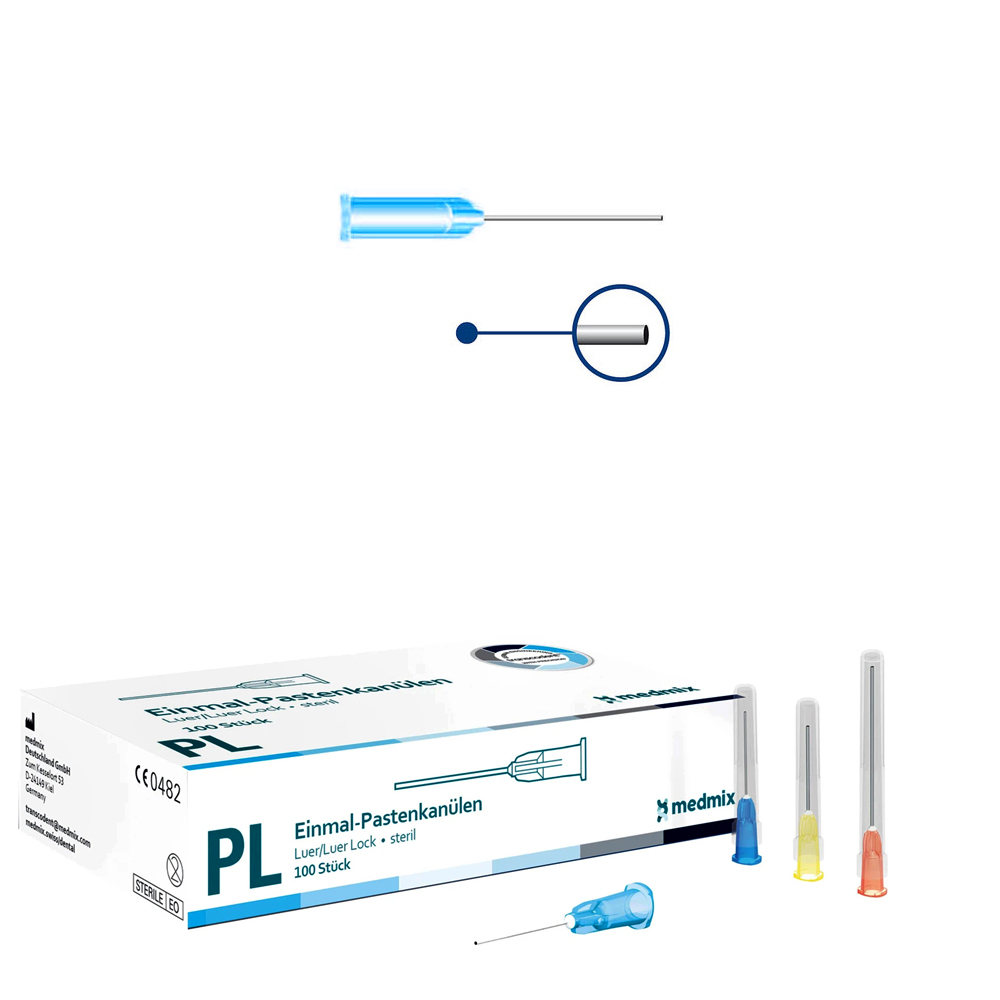 Transcodent Irrigation Needles 23G, 0,6 x 23 mm blue, 100 st