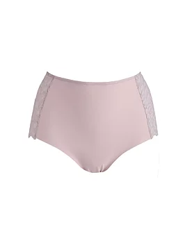Highwaisttrosa med spets lasercut  Rosa REA