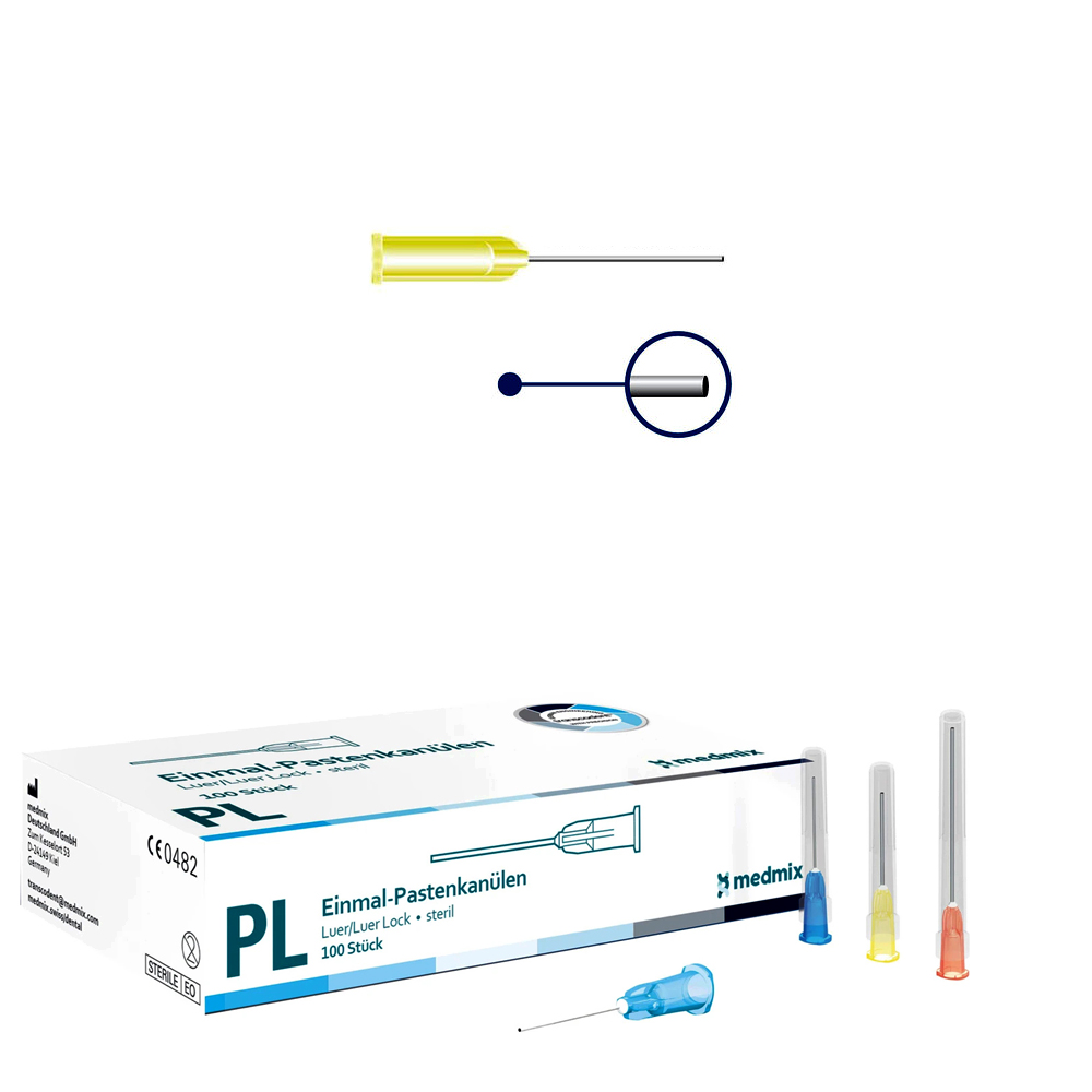 Transcodent Irrigation Needles 20G, 0,9 x 23 mm Yellow, 100 st